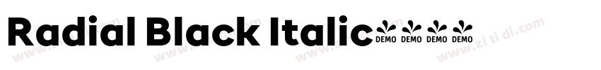 Radial Black Italic字体转换 Radial Black Italic字体转换